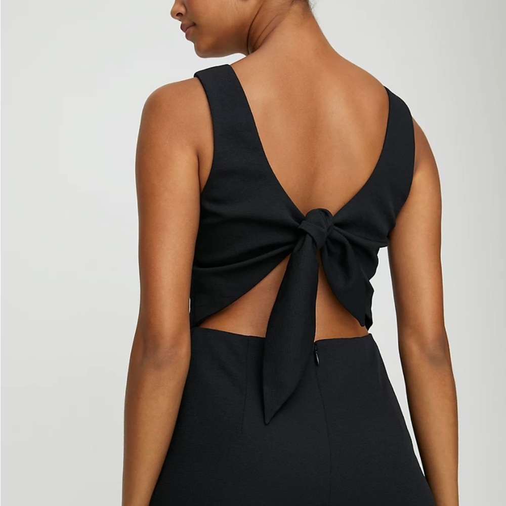 Wilfred Black Wide-Leg Jumpsuit - Picture 2 of 7